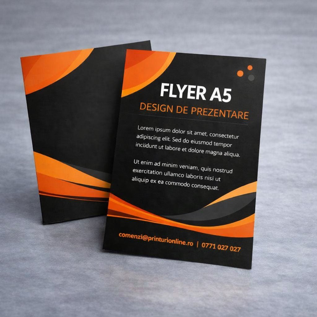 Flyere A5 — Față-verso